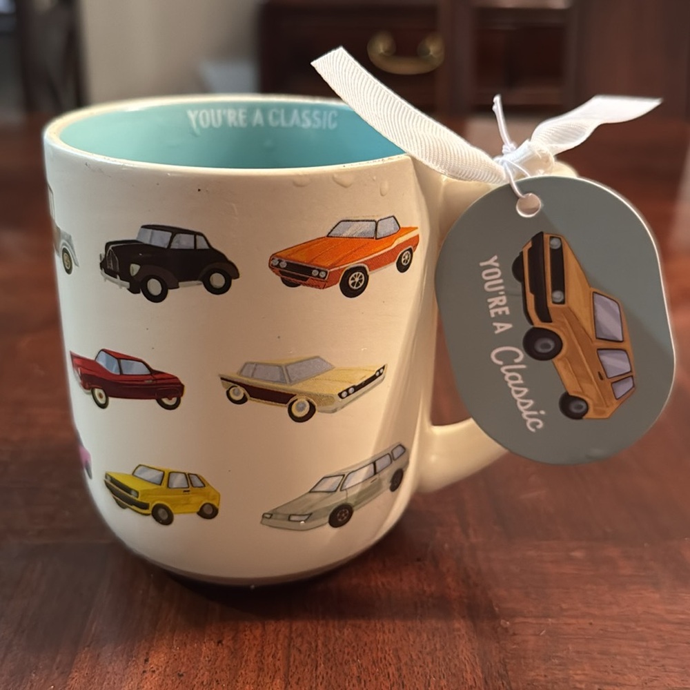Classic Cars 14 oz Coffee Tea Mug Cup New